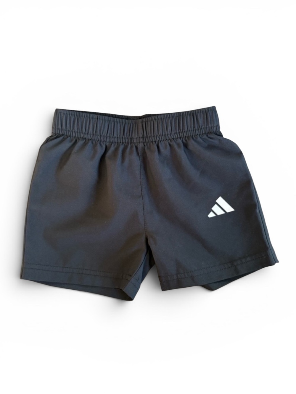 3/$25 adidas Black baby 12m Sport Shorts with White Logo
